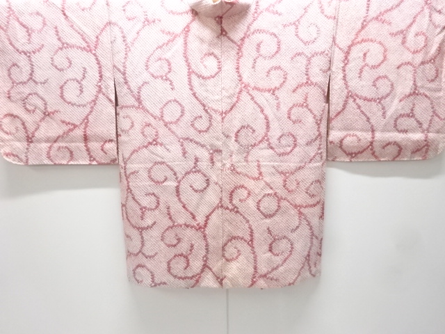 未使用品　本総絞り　唐草模様絵羽織